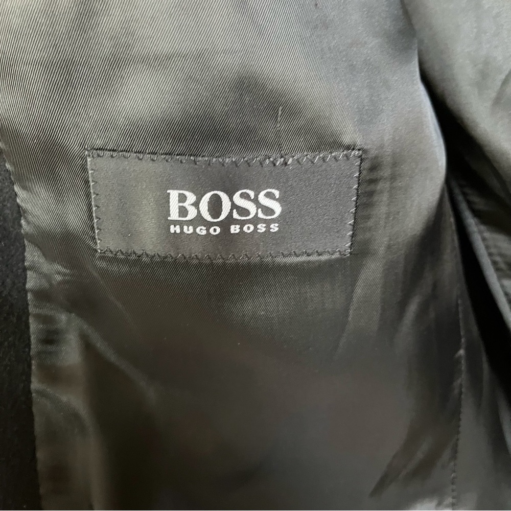 HUGO BOSS Cashmere Blazer Ing LoroPiana APOLLON Black Size 40SH - Picture 7 of 10